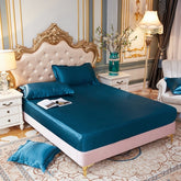 Satin Silk Fitted Sheet & Pillowcases - Yedwo Home